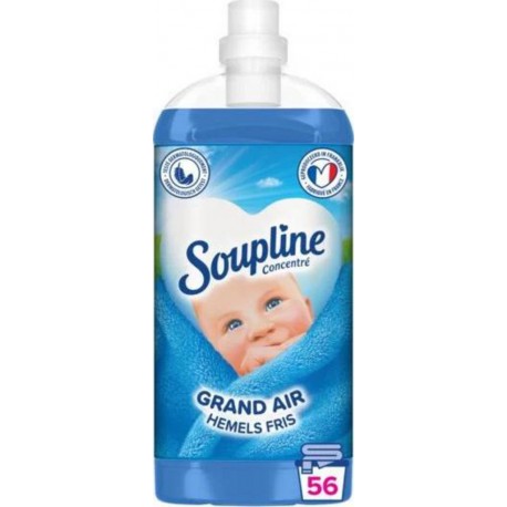 SOUPLINE Adoucissant Concentré Grand Air x56 1,3L