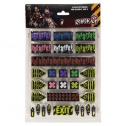Edge Entertainment Zombicide : Set de Pions en plastique