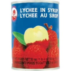 COQ Litchi Thaïlandais Au Sirop En Conserve - 2 boîtes