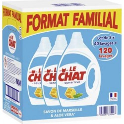 Le Chat Lessive liquide Sensitive 3x2L 6L