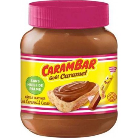 Carambar Pâte à tartiner goût Caramel et Cacao 350g