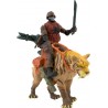 SIDJ TIGRE A DENTS DE SABRE + FIGURINE JURASSIC CLASH