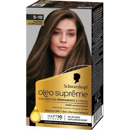 SCHWARZKOPF OLEO SUPREME COLORATION PERMANENTE 5-10 kit