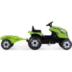 SMOBY Tracteur Farmer XL vert et sa remorque