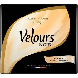 VELOURS NOIR MOULU LOT x2 paquets 2x250g 500g (lot de 2 soit 4 paquets de 250g)