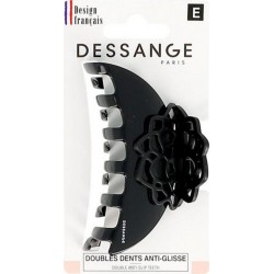 DESSANGE PINCE MAINTIEN DESIGN ROSACE NOIR