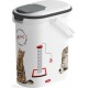 Curver Conteneur A Croquettes Pour Chien Avec Roulettes 4Kg 10l Love Pets