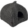 Igloo Pour Animaux De Compagnie Softy Xs Gris Rosette Jack And Vanilla