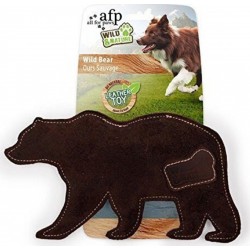 NC Wild & Nature&nbsp;–&nbsp;leather Tug Bone&nbsp;–&nbsp;jouet Pour Chien En Cuir Rembourré Avec Coton
