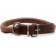 Ancol Round Leather Dog Collar