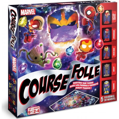 MARVEL Figurine course folle lot de 5 figurines
