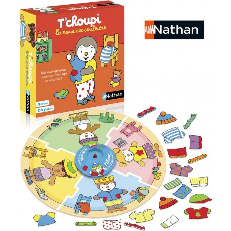 Nathan T'CHOUPI Jouet La Roue Des Couleurs