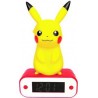 NC Réveil Lampe Teknofun Pikachu Jaune Et Rouge