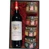 MERE LALIE Pâté de Campagne La Belle Rouge le panier de 4 pots
