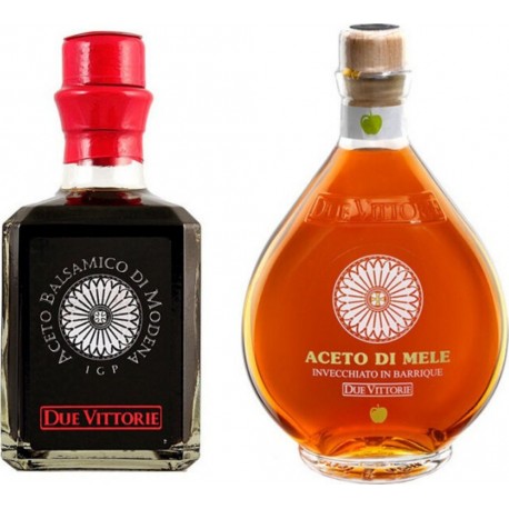 NC Bis Vinaigre Due Vittorie Balsamique Argento Et Pomme 250 Ml X 2