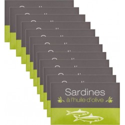 Sardines À L'huile Olive Maroc Conserve 12x125g 1.5Kg