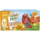 Pom'Potes 5 fruits pomme abricot pêche poire banane fraise framboise myrtille cerise goyave mangue ananas 32x90g 2.88Kg