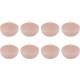 NC Set De 8 Bougies Flottantes 4h En Parafinne Rose 6x6x3 Cm