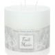 DEVINEAU Bougie 3 mèches 100mm blanc la bougie