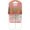 GLAMOUR Flacon Rigide Transparent Spray IN BAG les 2 sprays de 100ml