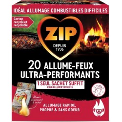 ZIP ALLUME-FEUX ULTRA-PERFORMANTS X20