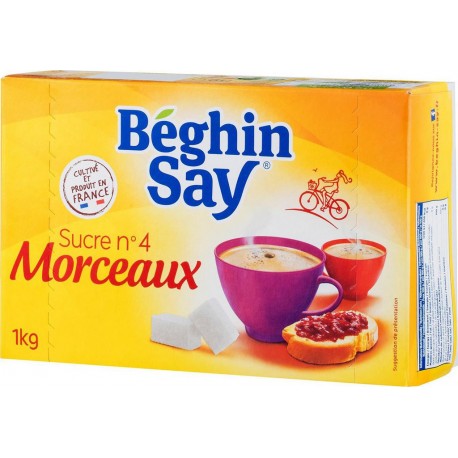 Béghin Say Sucre n°4 Morceaux 1Kg (lot de 6)