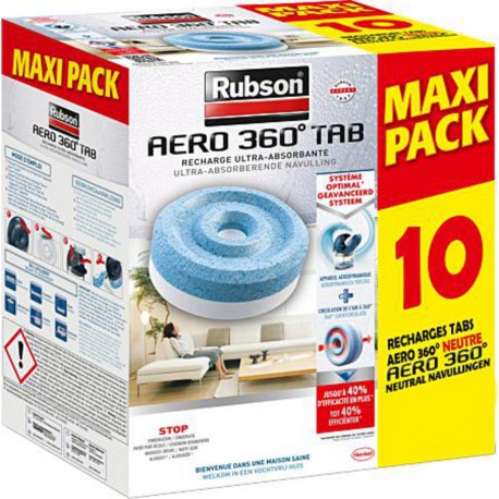 Rubson Recharge Aero 360 - x10 MAXI PACK