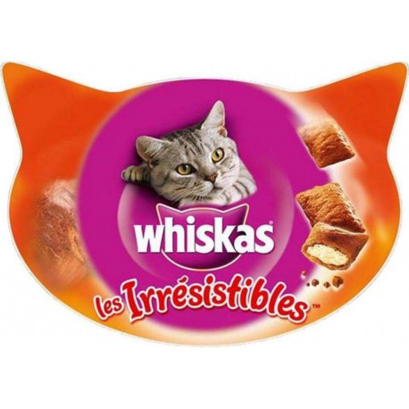 Whiskas Les Irrésistibles au Boeuf 60g (lot de 10)