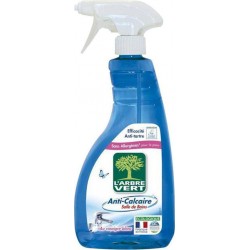 L'Arbre Vert Spray Anti-Calcaire Salle de Bains au Vinaigre Blanc 740ml (lot de 4)