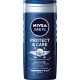 Nivea Men Gel Douche Protect & Care Corps Visage & Cheveux Aloe Vera Protège du Dessèchement 250ml (lot de 6)