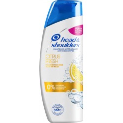 Head & Shoulders Shampooing Antipelliculaire Citrus Fresh Pour Cheveux Gras 280ml (lot de 4)