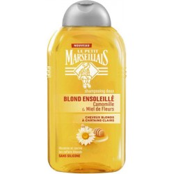 Le Petit Marseillais Shampooing Doux Blond Ensoleillé Camomille & Miel de Fleurs 250ml (lot de 4)