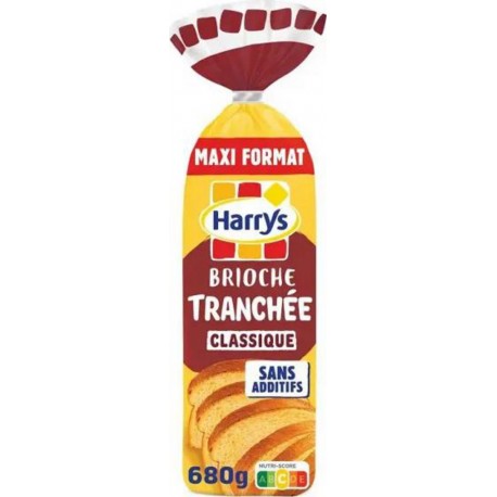 Harrys Brioche Tranchée La Recette Classique 700g (lot de 3)