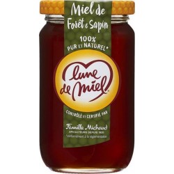 Lune de Miel 100% Pur et Naturel Miel de Forêt de Sapin 375g