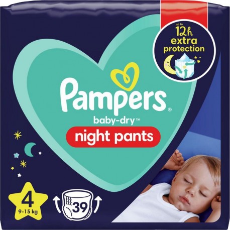 PAMPERS NIGHT PANTS T4 x39