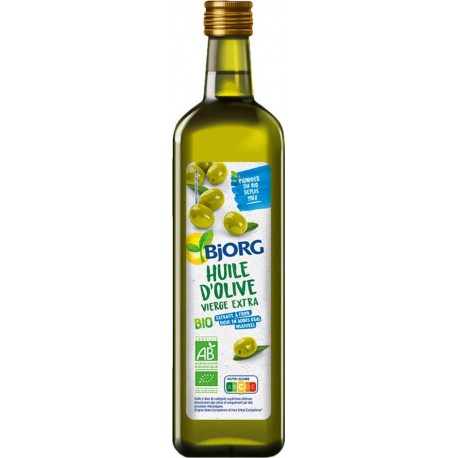 BjORG Huile d'Olive Bio Vierge extra 75cl