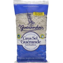 Le Guérandais Gros Sel de Guérande 800g (lot de 2)