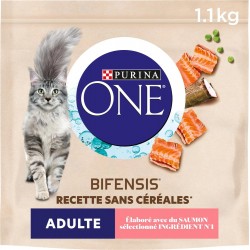PURINA ONE NOURRITURE POUR CHAT SACHET SAUMON 1100G