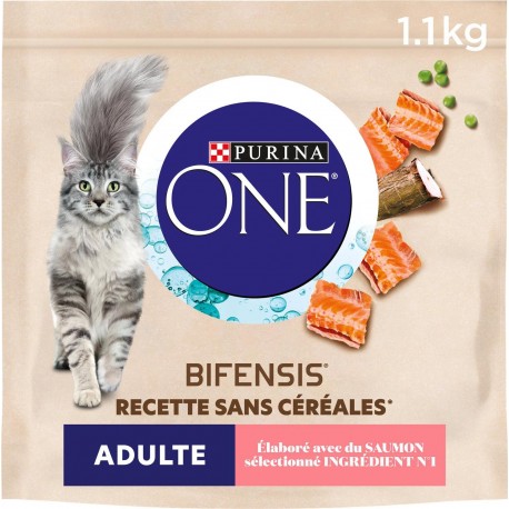 PURINA ONE NOURRITURE POUR CHAT SACHET SAUMON 1100G