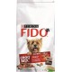 Fido Croquettes Croq Mix Chiens (petits chiens de moins de 25Kg) au Boeuf, Céréales et Légumes 1Kg (lot de 6)