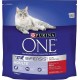Purina One Croquettes Chat Adulte Boeuf 1,5Kg (lot de 3)