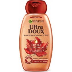 Garnier Ultra Doux Shampooing Réparation Intense Érable Guérisseur 250ml (lot de 4)