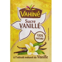 Vahiné Sucre Vanillé à l’Extrait naturel de Vanille par 10 Sachets de 7,5g (lot de 5 soit 50 sachets)