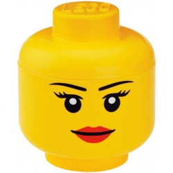 LEGO Storage Brick Boîte de Rangement Tête Fille