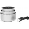 Electrolux Batterie de cuisine 3 casseroles diam16/18/20cm AM120g