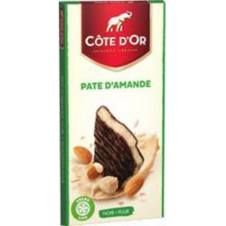 Côte d'Or Chocolat noir pâte d'amande la tablette de 150g