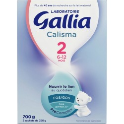 Gallia Lait bébé en poudre 2ème âge à partir de 6 mois Calisma 700g