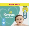 Pampers Couches bébé taille 5 11-16Kg baby dry