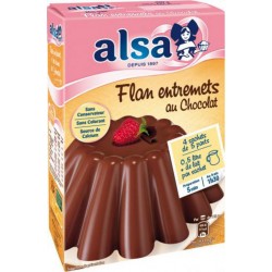 ALSA Préparation flan entremets au chocolat 232g
