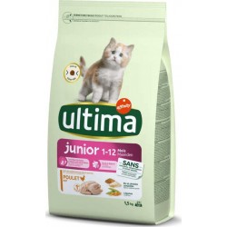 Ultima Croquettes Chat Stérilisé Junior Poulet 1,5Kg